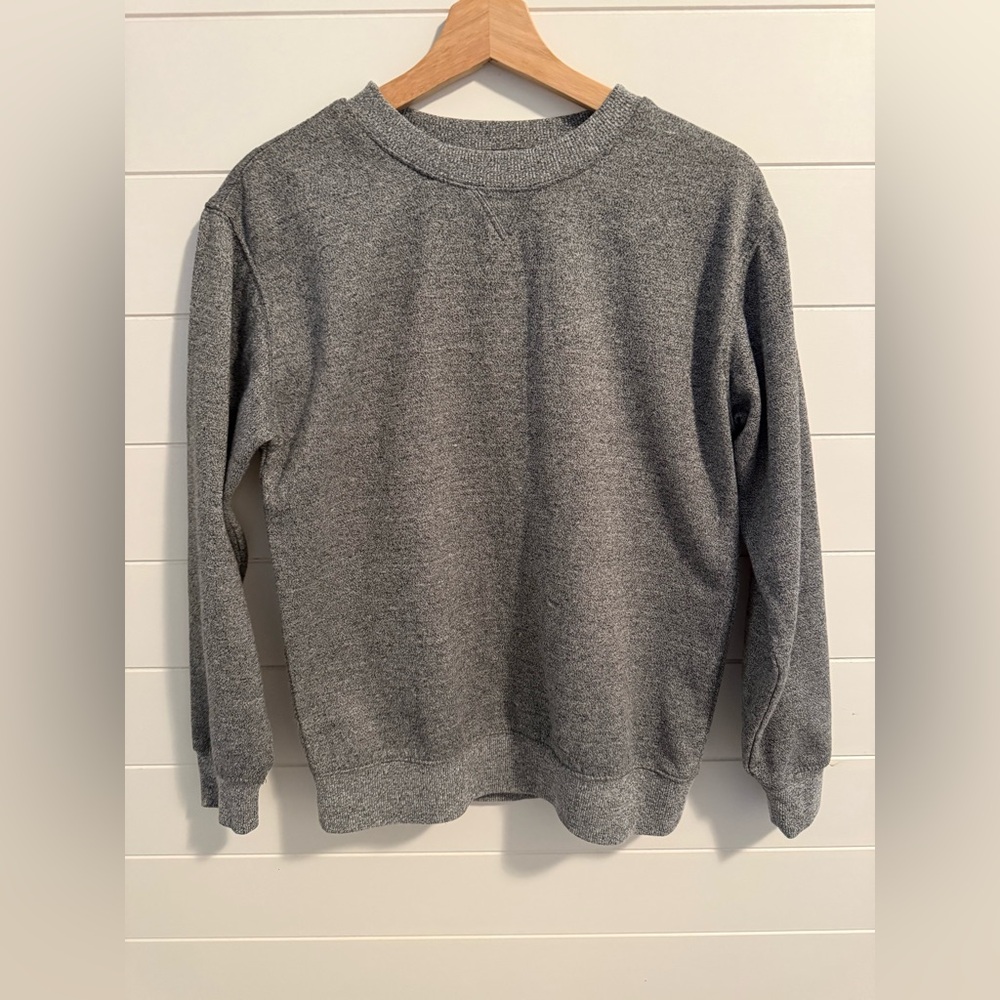SWS Active Boyfriend Crew Sweatshirt Women’s Small Gray Fleece Pullover Cozy
